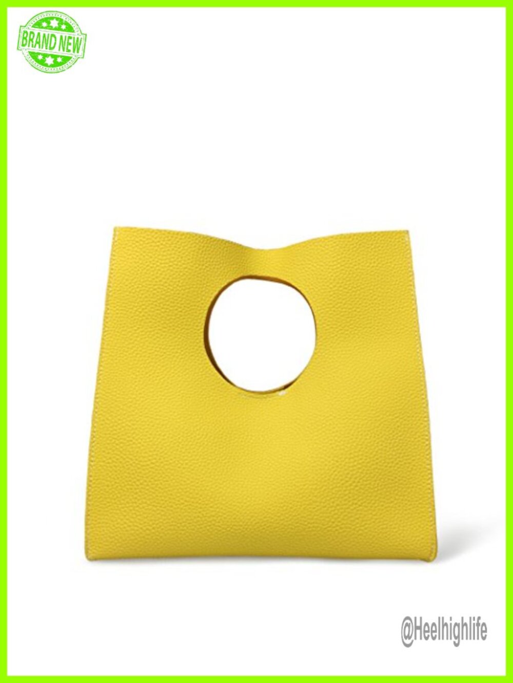 HOXIS Vintage Minimalist Style Soft Pu Leather Handbag Clutch Small Tote
